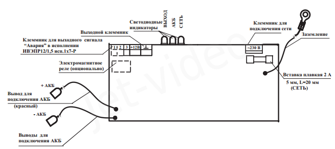 Ивэпр схема подключения