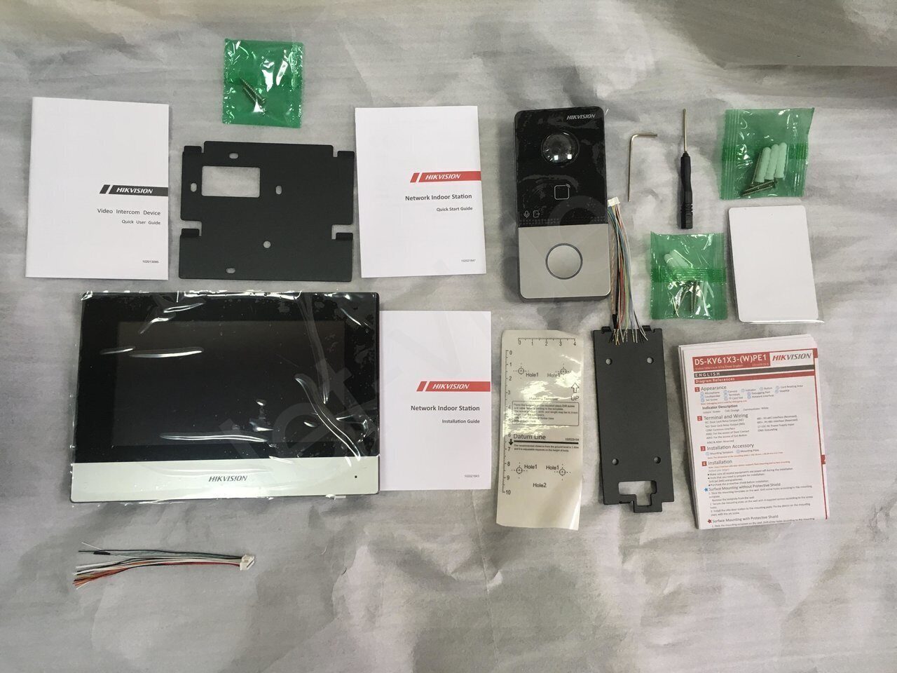 DS-KIS603-P - Комплект IP видеодомофона Hikvision | DS-KIS603-P ...