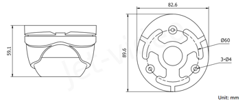 DS-T203 схема размеры